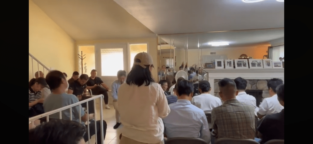 主日擘饼聚会，姊妹申言